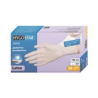 100 Franz Mensch gant latex SENSE latex (non poudr), Taille L blanc
