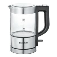 mini bouilloire en verre 0,5 L SEVERIN WK 3472 1100 W