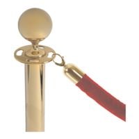 Showdown Displays Corde pour poteaux de guidage embouts dors