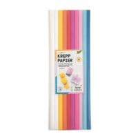 folia Paquet de 10 rouleaux de papier crp  Mix , 50 x 200 cm