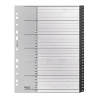 intercalaires LEITZ RECYCLE 1218, A4 extra large, 1-31 31 divisions, noir