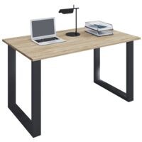 Vcm bureau �Lona� 140 cm, pi�tement en arche noir