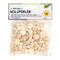 folia Perles en bois « Natur 2 » rondes