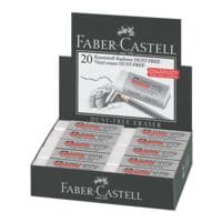 Faber-Castell Paquet de 20 crayons gommes  Dust-free 