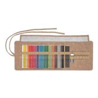 Faber-Castell Crayons de couleur  Polychromos  rouleau de 34 pices