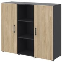 rhr Armoire sideboard  Direct Office 3  120 cm large 3 NC 2 portes