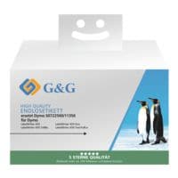 G&G tiquettes  quivalent Dymo 11356/ S0722560  41 x 89 mm - 300 pices
