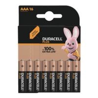 Duracell Paquet de 16 piles  Plus  Micro / AAA / LR03