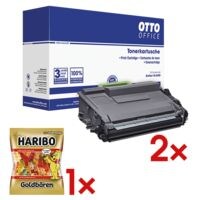 OTTO Office 2x toner quivalent Brother  TN-3480  avec bonbons glifis  Oursons d'Or 
