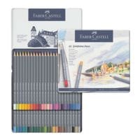 Faber-Castell Etui de 48 crayons de couleur aquarelle « Goldfaber Aqua »