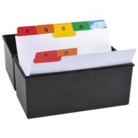 Exacompta intercalaires, A-Z 25 divisions, blanc / onglets multicolores, carton