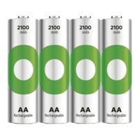 GP Batteries Paquet de 4 piles rechargeables  ReCyko+  Mignon / AA / 2100 mAh