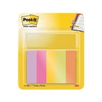 Post-it Notes Markers lot index repositionnables Page Marker Energetic Collection 670-5-TFEN 15 x 50 mm, papier