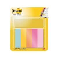 Post-it Notes Markers lot index repositionnables Page Marker Beachside Collection 670-5-BEA 15 x 50 mm, papier
