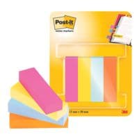 Post-it Notes Markers lot index repositionnables Page Marker Poptimistic Collection 670-4-POP 15 x 50 mm, papier