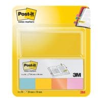 Post-it Notes Markers lot index repositionnables Page Marker Beachside Collection 670-4B  20 x 38 mm, papier
