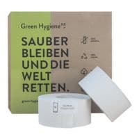 16 rouleaux de papier toilette Green Hygiene neutre en CO2  Jutta-Renate  recycls, 2 paisseurs, blanc, rouleau jumbo