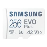 Samsung Carte mmoire microSD  EVO Plus 2021  avec adaptateur SD 256 GB