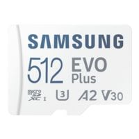 Samsung Carte mmoire microSD  EVO Plus 2021  avec adaptateur SD 512 GB