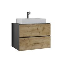 VCM Morgenthaler Lot de 2 meubles de salle de bains  Lendas  80 cm