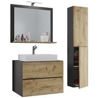 VCM Morgenthaler Lot de meubles de salle de bains 4 pices  Lendas L  80 cm