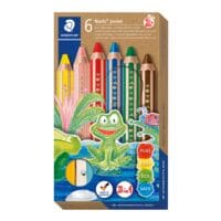 STAEDTLER Crayons de coloriage pour enfants  Noris junior  3-en-1