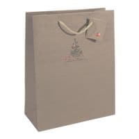 SIGEL 5x sac cadeau Large  Christmas with apples 