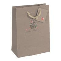 SIGEL Sac cadeau Small  Christmas with apples 