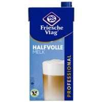 Friesche Vlag Paquet de 12 briques de lait crm UHT  LangLekker Professional  1 L