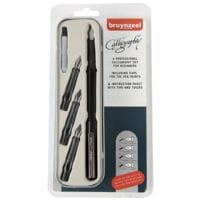 Bruynzeel stylo-plume Epaisseur de trait 0.85 - 1.6 mm changeable, 4 paisseurs de trait