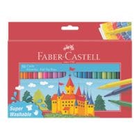 Faber-Castell Crayon feutre  Castle  bote en carton de 50 pices