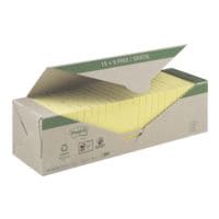 Notes repositionnables  Recycling Notes  76 x 76 mm - 24 blocs jaunes