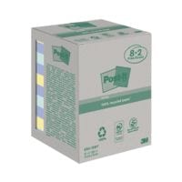 Notes repositionnables  Recycling Notes  76 x 76 mm - 8 + 2 blocs multicolores