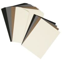20 enveloppes couleur C6  Pollen Casual  avec cartes 110 x 155 mm