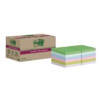 Post-it Super Sticky Recycling notes repositionnables Super Sticky Recycling Notes 4,76 x 4,76 cm, 840 feuilles au total