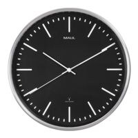 MAUL Horloge murale radiocommande  MAULfly   30,5 cm noir