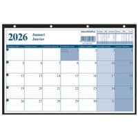Aurora Insert agenda planning mensuel  Monthly  2026 A4 paysage