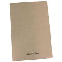 Aurora bloc-notes cahier en toile cire format spcial  carreaux 5 x 5 mm