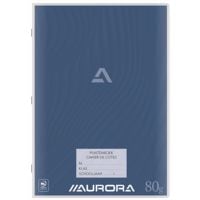 Aurora cahier de musique A4, pour toutes les classes