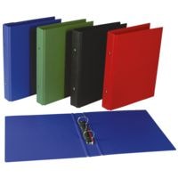 Aurora Pack de 24 classeurs à anneaux A5 2 anneaux Ø 25 mm couleurs assorties