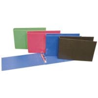 Aurora Classeur à anneaux 25 x 17 cm 2 anneaux Ø 20 mm couleurs assorties