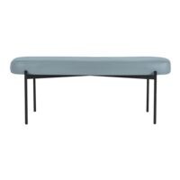 meet Banc ovale  Gaia L  recouvert de similicuir