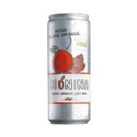 Bionina Paquet de 24 boissons rafrachissantes bio  Miss Blood Orange  330 ml