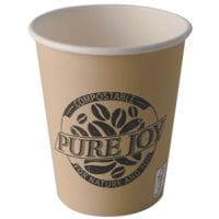 Conpax Paquet de 50 gobelets en carton  Pure Joy  200 ml