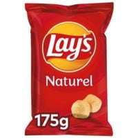 Lay's Paquet de 8 sachets de chips de pommes de terre  Lay's Naturel  175 g
