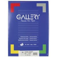 GALLERY Paquet de 3300 tiquettes universelles 70 x 25 mm