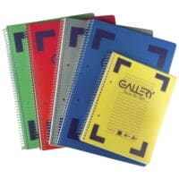 GALLERY Paquet de 6 cahiers  spirale  Traditional  A5  carreaux 5 x 5 mm