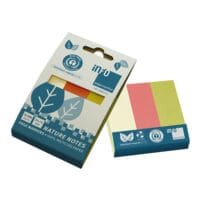 inFO Nature Notes Recycling 2,5 x 7,5 cm, 300 feuilles au total