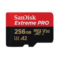 SanDisk Carte mmoire microSDXC avec adaptateur  Extreme 256 GB 
