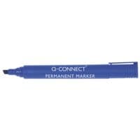 10x Q-CONNECT marqueur indlbile - pointe biseaute, Epaisseur de trait 1,2  - 5 mm
